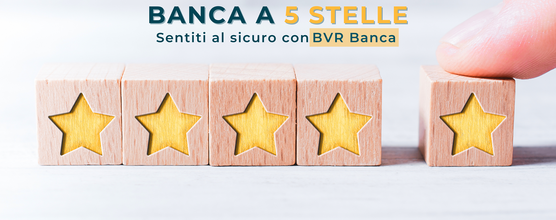 BVR Banca premiata come banca sicura e solida con 5 stelle su 5 . 